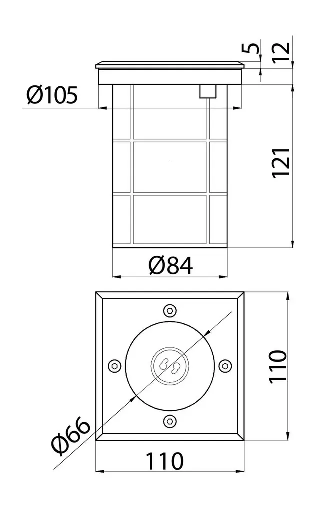 Offerta Faretto ALFA K Quadrata GU10: Luce Carrabile al Miglior Prezzo - 5
