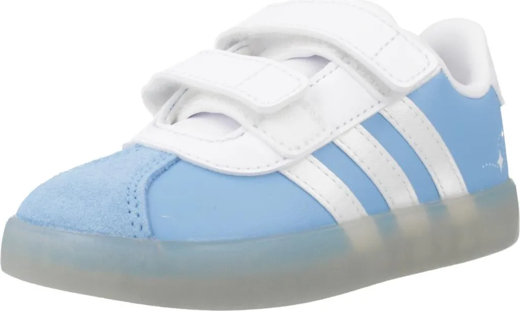 Chaussures de Skate Adidas VL Court 3.0 Junior Bleu pour l'École et Sport