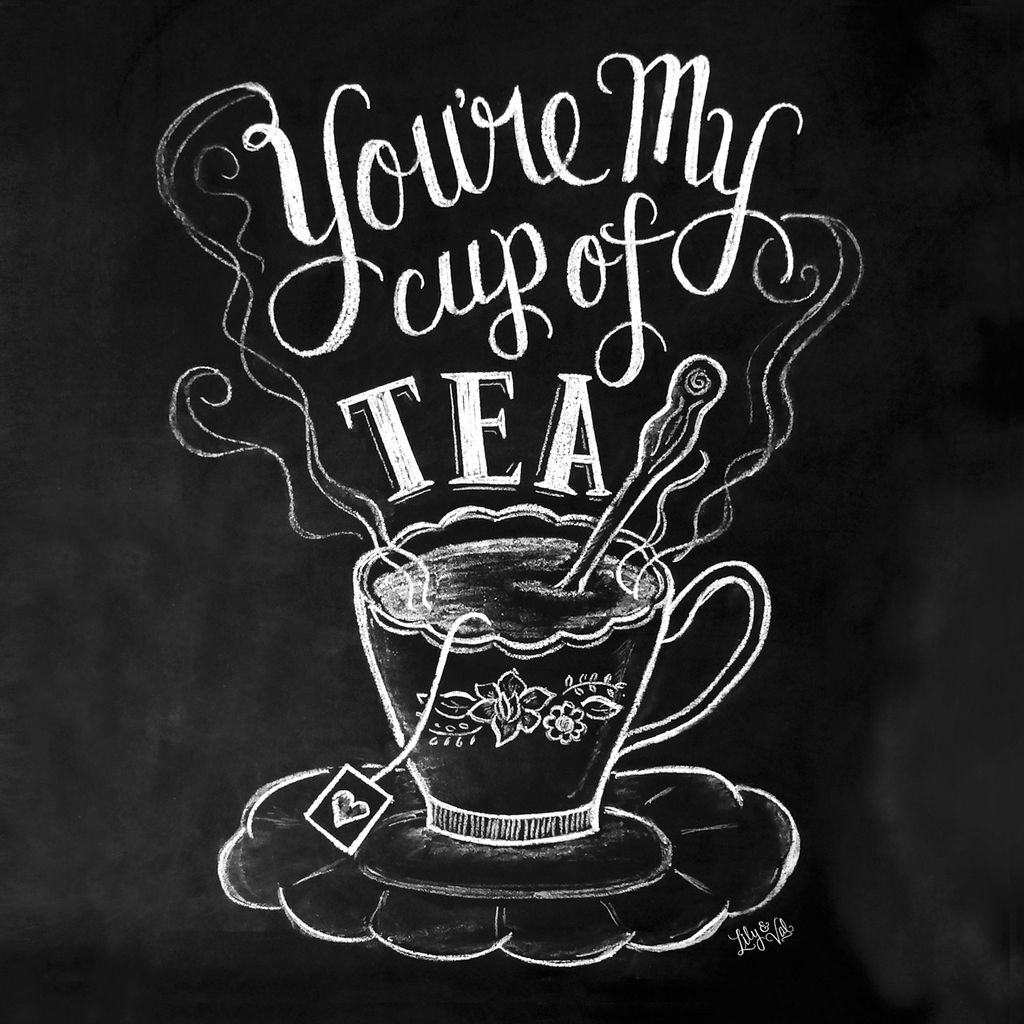 Servietten Blackboard Tea 33 x 33 cm ppd 1332464