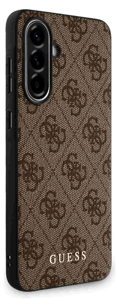 Offerta Custodia Guess Originale Samsung A56 - 4G Logo Oro Marrone - 3