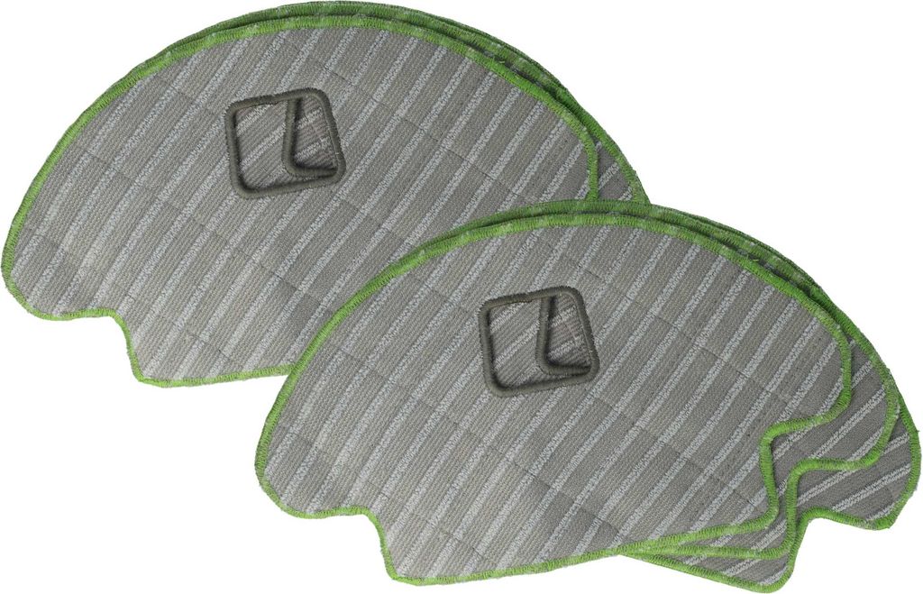 vhbw 6x Wischtuch Parkett Fliesen kompatibel mit iRobot Roomba J7, s9 Wischroboter, Putzroboter - Nasswischtuch, Mikrofaser-Pad 18 x 14,5cm