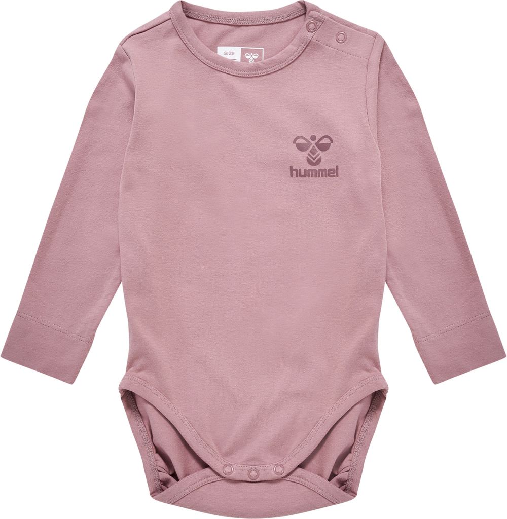 Hummel Hmlmino Body L/S - deauville mauve, Größe:98