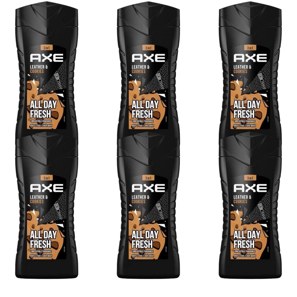 AXE Duschgel Leather and Cookies Bodywash Refreshing Fragrance 6x 250ml