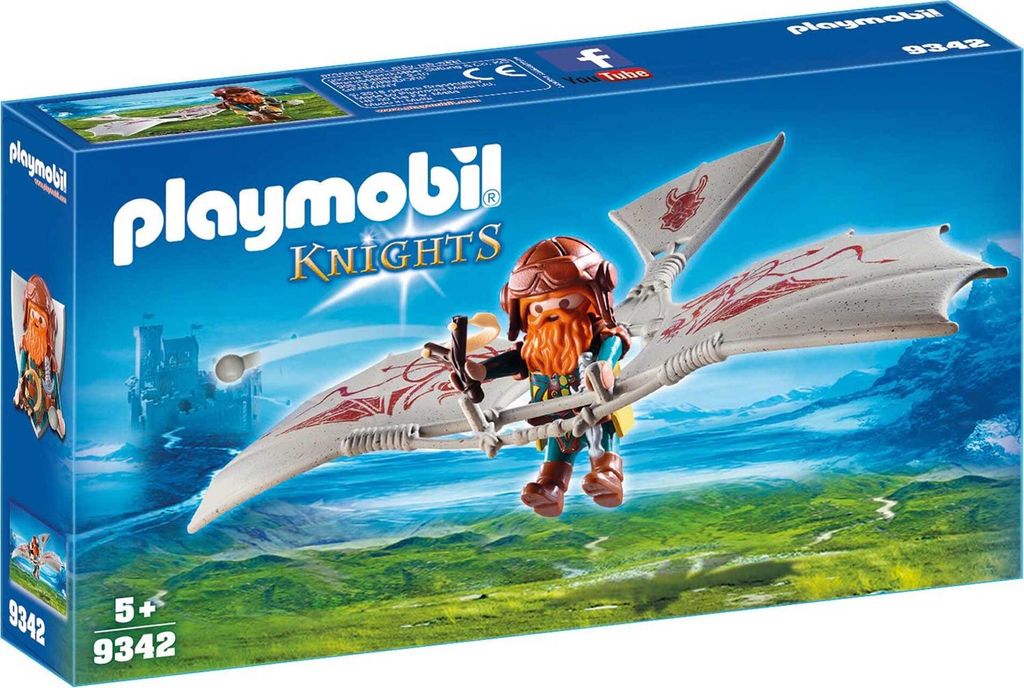 PLAYMOBIL® 9342 - Knights - Zwergenflugmaschine Figur Produktbild 