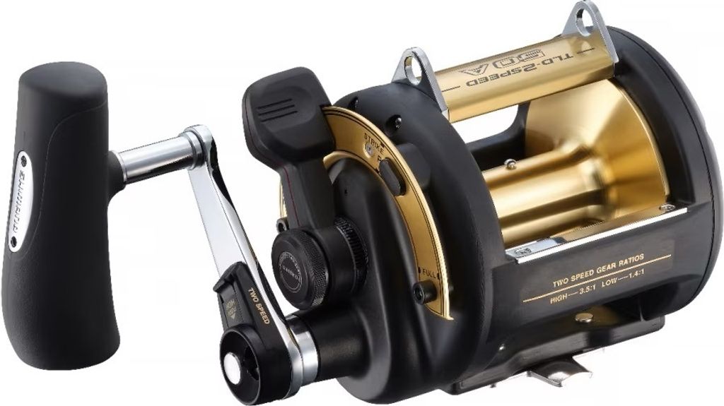 SHIMANO TLD II A, 50 II, Rechtshand, 2 Gang Multirolle, Schiebebremse, TLD50IIA