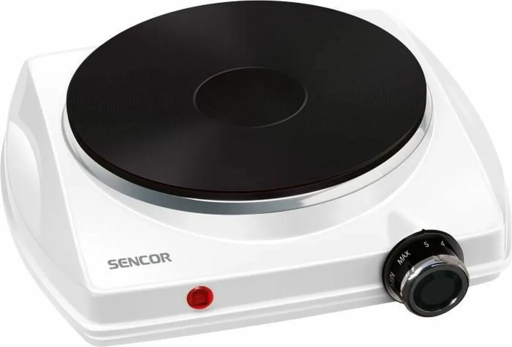 Fornello Singolo Ghisa Sencor 1500W SCP 1503WH EUE4 Bianco/Nero