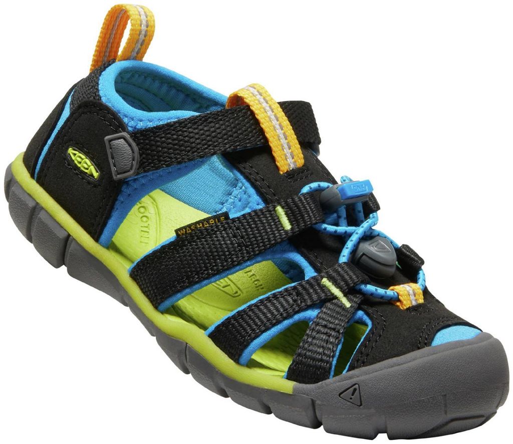 Keen Seacamp II Cnx Jüngere Kinder Black/Brilliant Blue Produktbild 