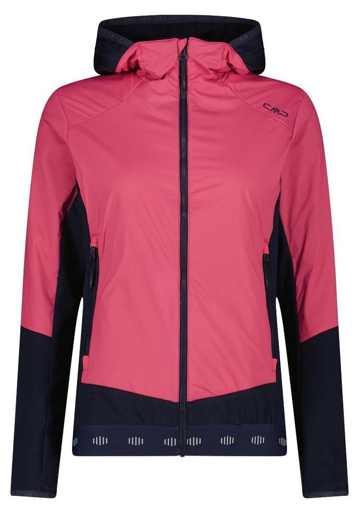 Cmp Woman Jacket Hybrid Fix Hood Magenta Magenta 42
