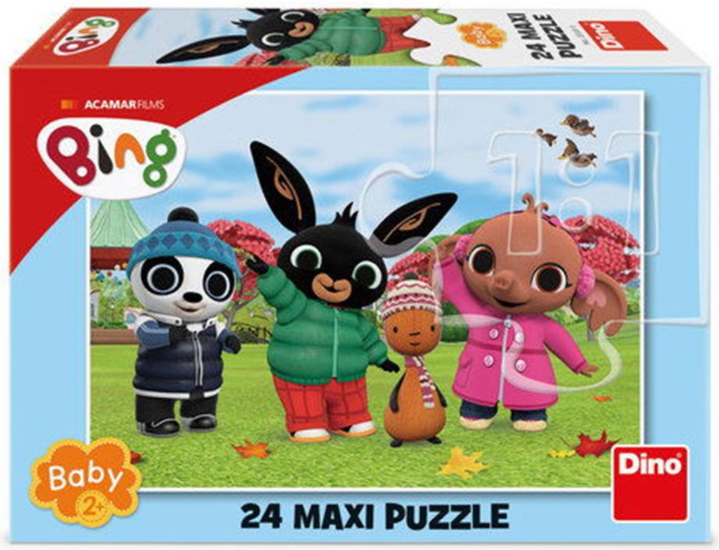 Dino - Puzzle Bing na jeseň 24 maxi - 1-39 dielov