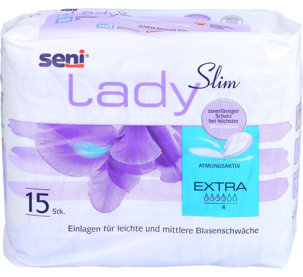 Seni Lady Slim extra Inkontinenzeinlage, 15 St Produktbild 
