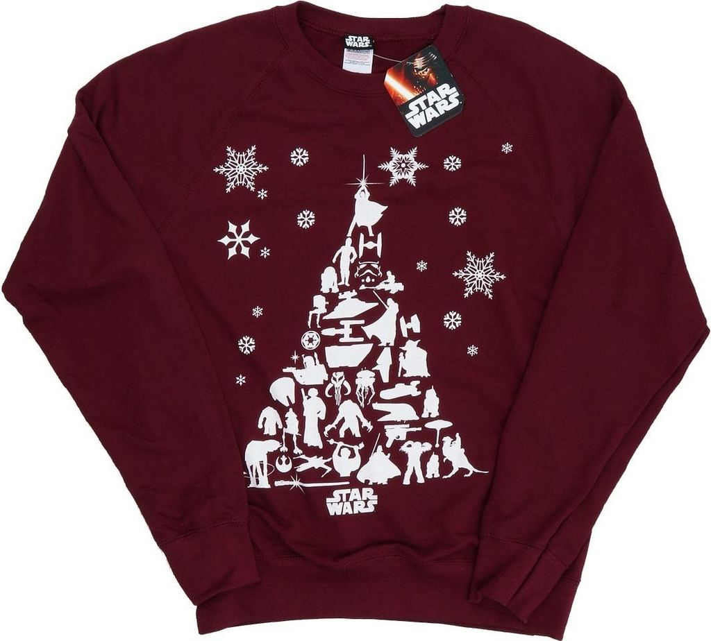 Star Wars - Sweatshirt für Damen BI10601 (XL) (Burgunderrot)