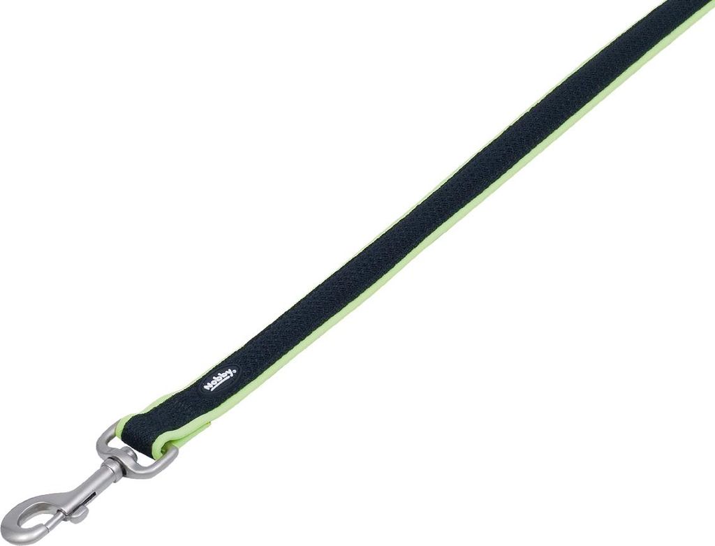 Nobby Leine "Mesh Preno" L: 120 cm, B: 25/35 mm neon gelb