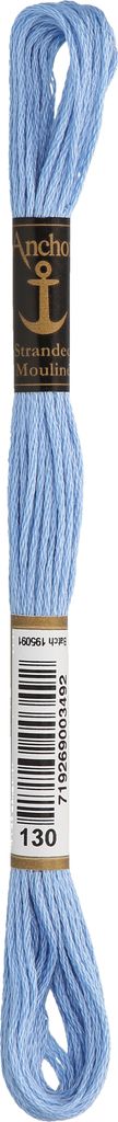 Anchor Sticktwist 4635000-00130 himmelblau Stickgarn, 100 % Produktbild 