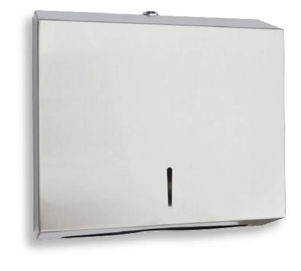 Distributeur de serviettes anti-gaspillage mural en inox durable