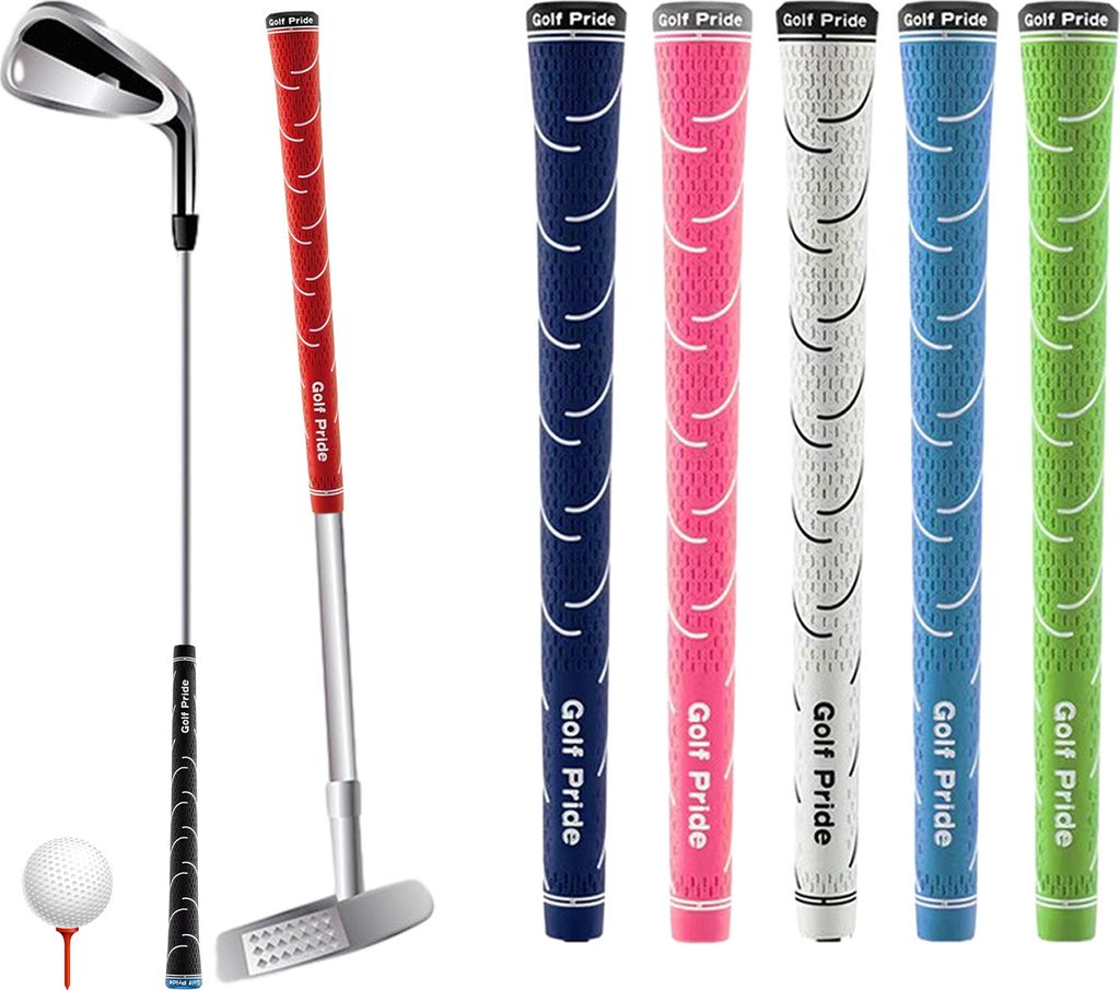 Universeller Golfschlägergriff, rutschfest, weiche Textur, gute Flexibilität, leuchtende Farbe, Standard-Gummigriff, Sportartikel