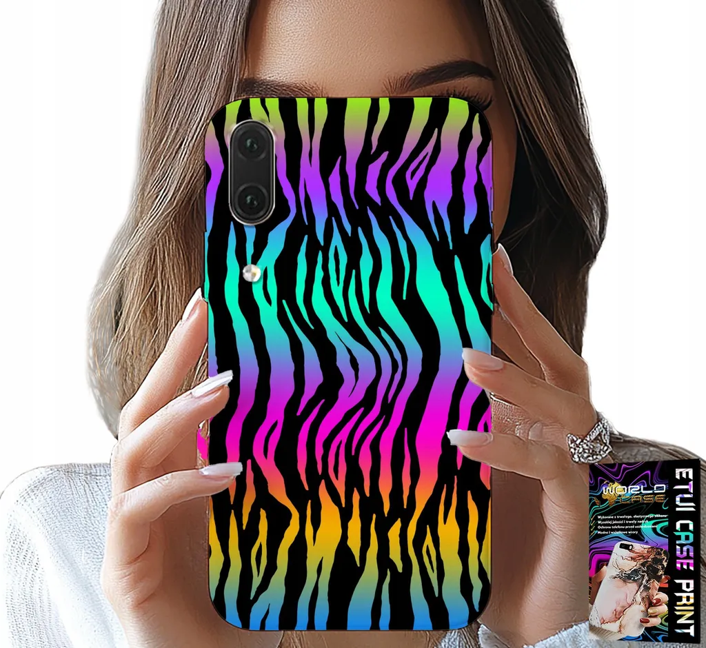 Custodia Artistica per Huawei P20 | Texture Astratta Colorata Luxury