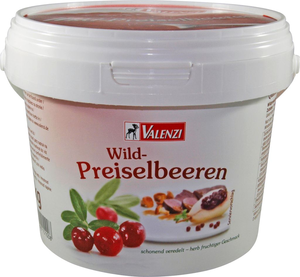 Żurawina dzika plastikowe wiadro 1000g Zdjęcie produktu 