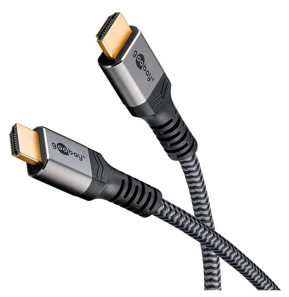 High-Speed-HDMI -Kabel mit Ethernet, 10 m, Sharkskin Grey
