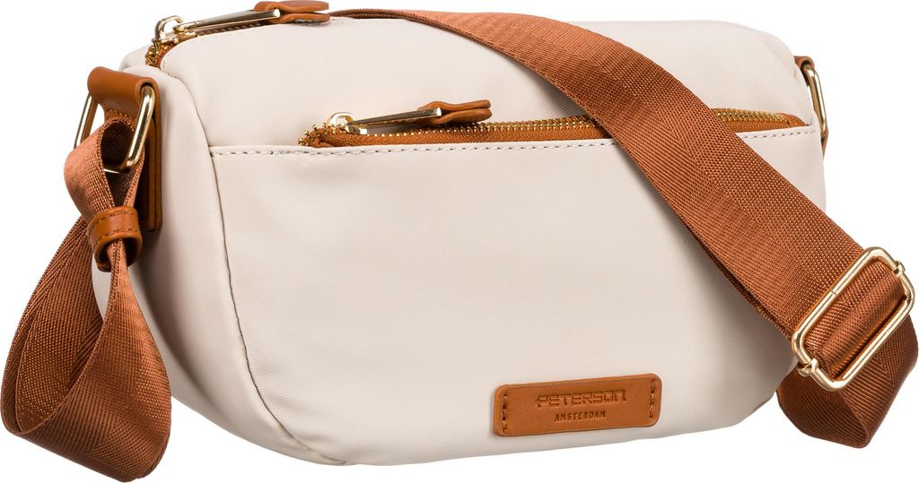 PTN JN-06-6775 Elfenbein-Braune Tasche
