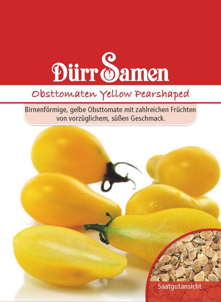 Artikelbild 1 von 'Obsttomate Yellow Pearshaped' aus der Kategorie Tomatensamen