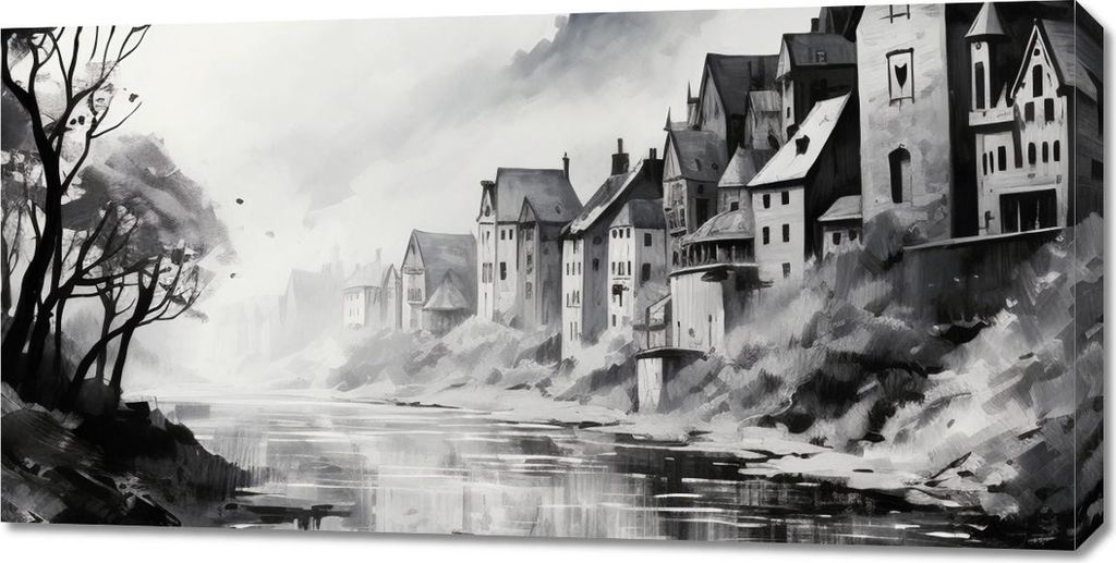 Bild 100x50cm Nebelreflex