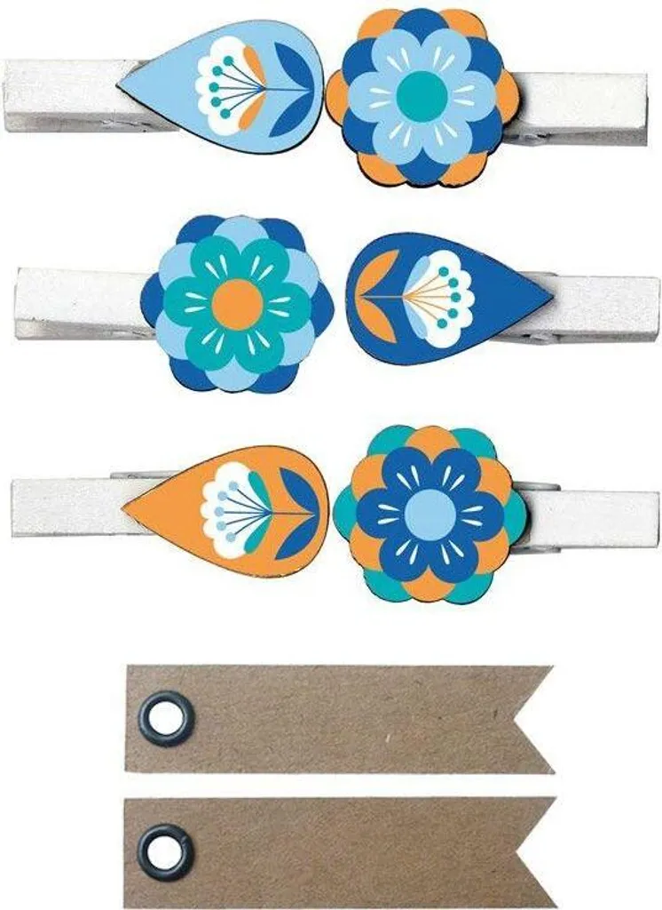 Comment identifier vos verres ? Pinces fleurs et étiquettes kraft DIY