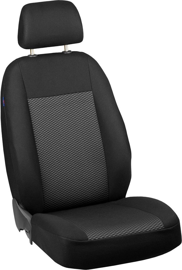 Zakschneider Schwarze-Graue Dreiecke Sitzbezug für DAEWOO MATIZ Fahrer Sitzbezug
