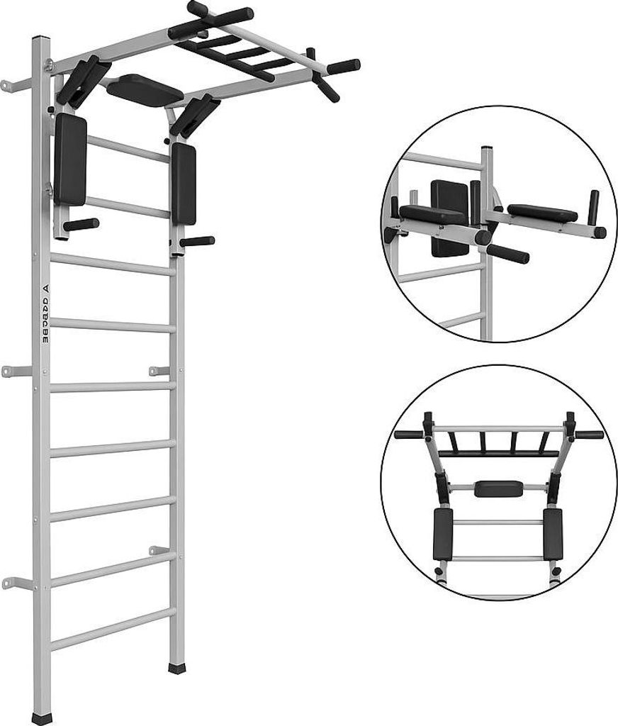 Gymnastikleiter Profi Grau