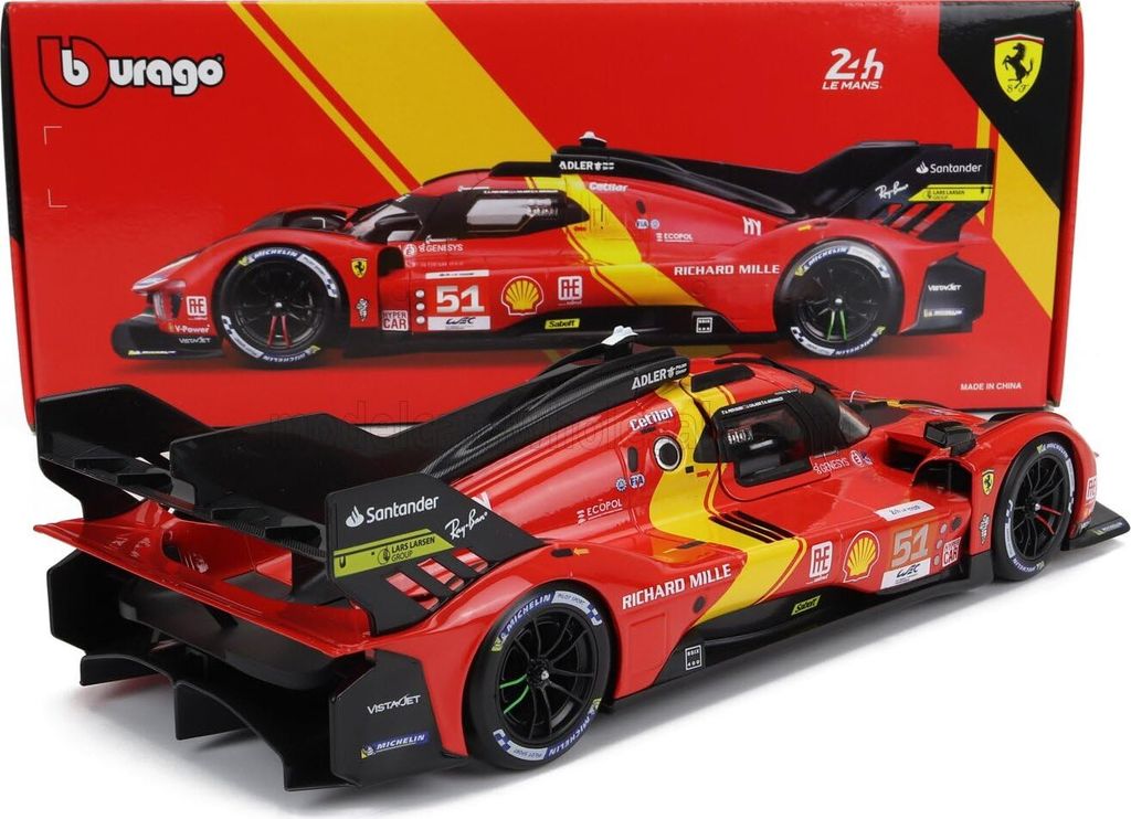 Bburago Ferrari 499p Lmh #51 1:18 Auto    One Size Produktbild 10