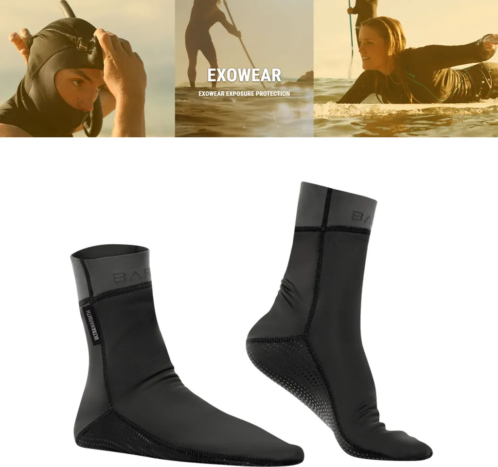 Chaussettes Bare Exowear Max Protection Thermique Noires Taille XXL