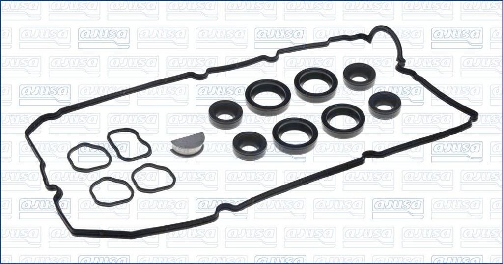AJUSA Dichtungssatz Zylinderkopfhaube Ventildeckel für MITSUBISHI L 200 / Triton Pickup (KJ, KK, KL) 56065400