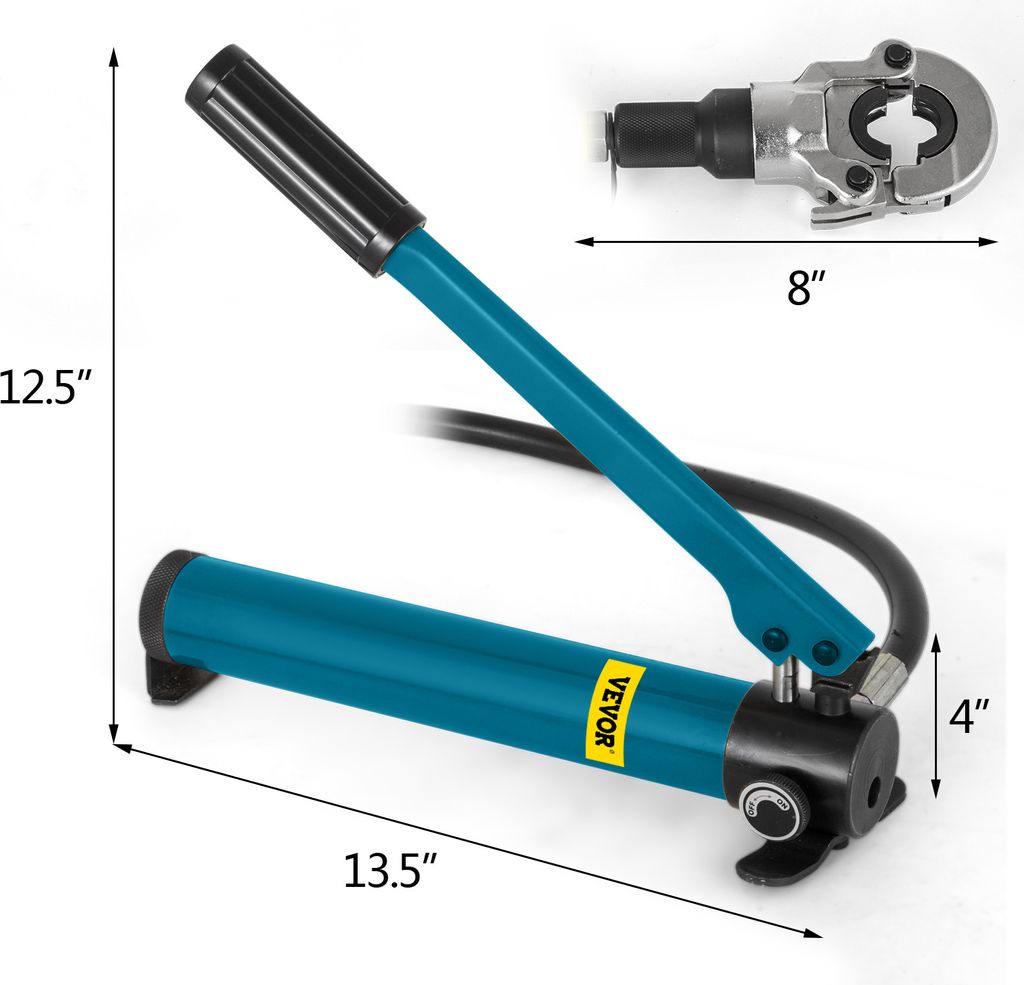 VEVOR lisovacie kliešte 12-28 mm typ V, lisovacie kliešte Obrázok produktu 8