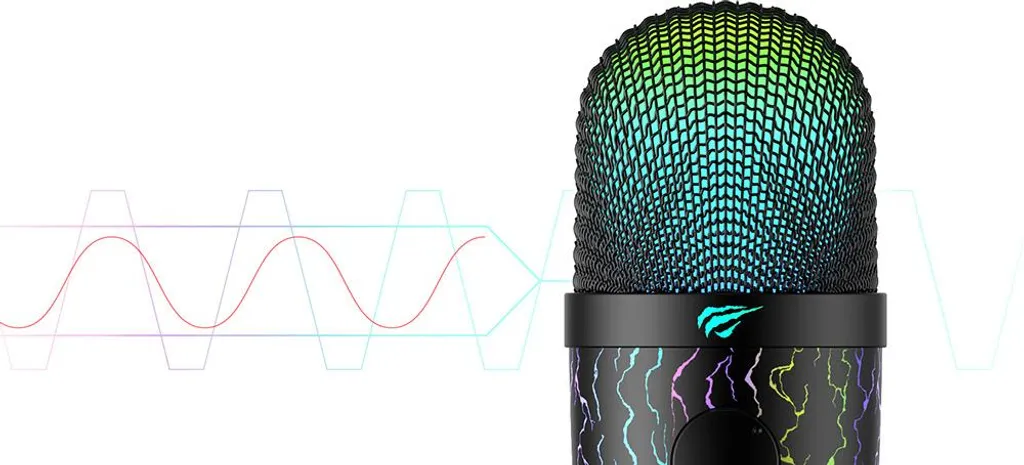 Micro Gaming USB Havit GK52 - Microphone de Bureau avec Rétroéclairage - 7