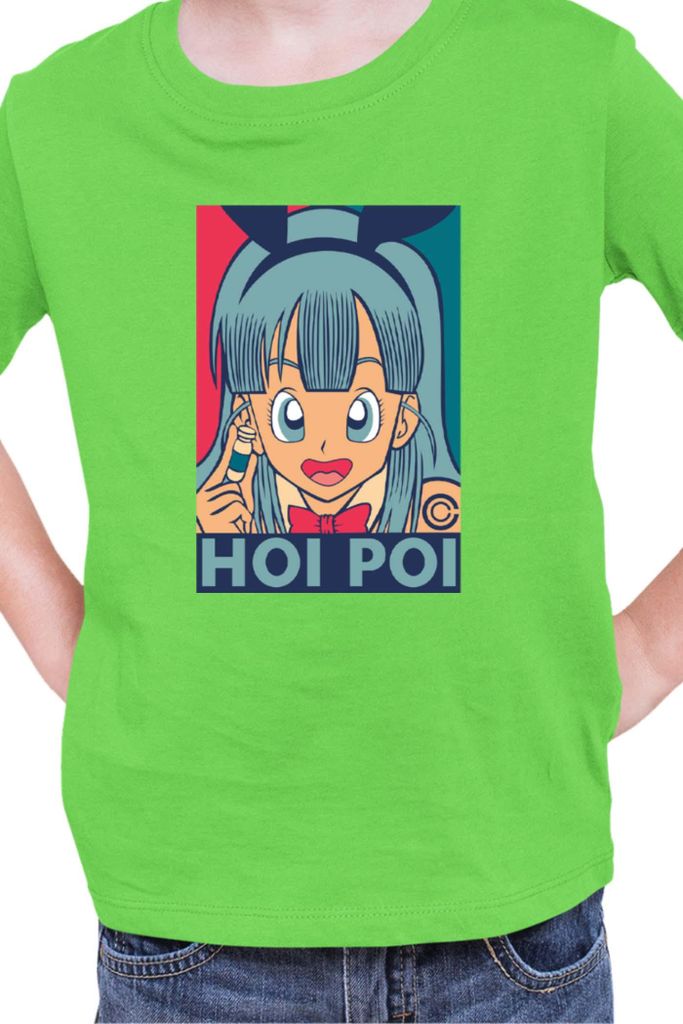 Kinder T-Shirt Japan Manga Anime Comics Animation Dragon Anime Manga Ball Hoi Poi, 5-6 Jahr - 116 / Lime