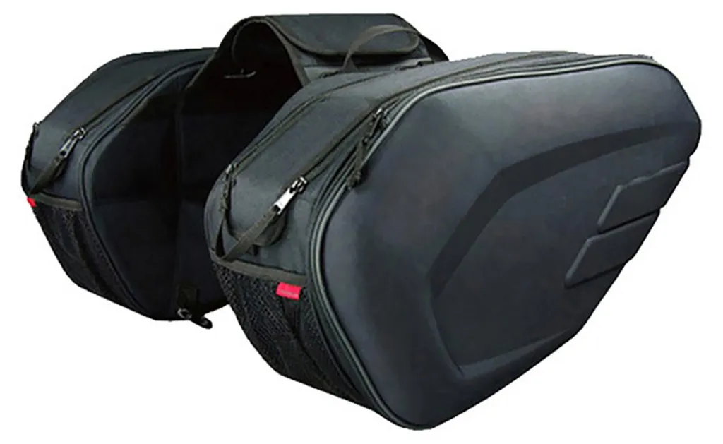 Sacoche de moto étanche et modulable 58L en textile haute densité