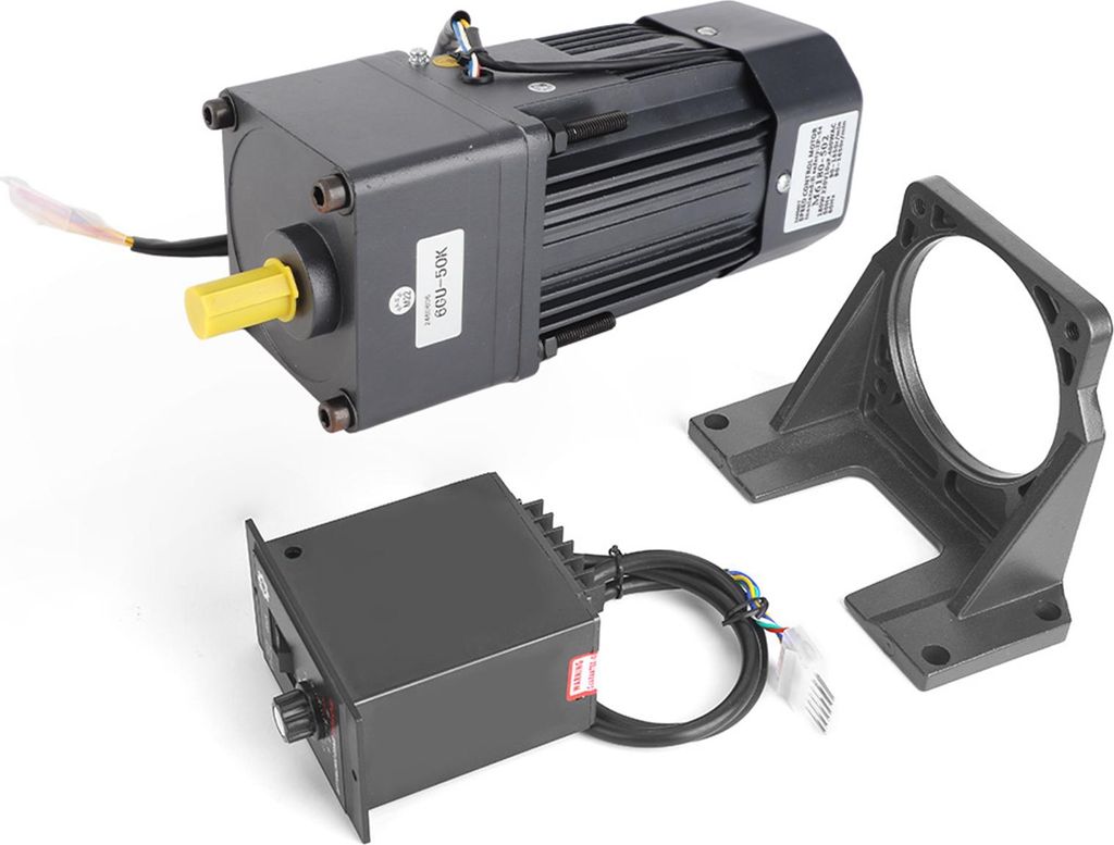 M6180-502 220VAC 180W Getriebemotor, Drehzahlregelung im Uhrzeigersinn/gegen den Uhrzeigersinn mit Getrieberegler 50K