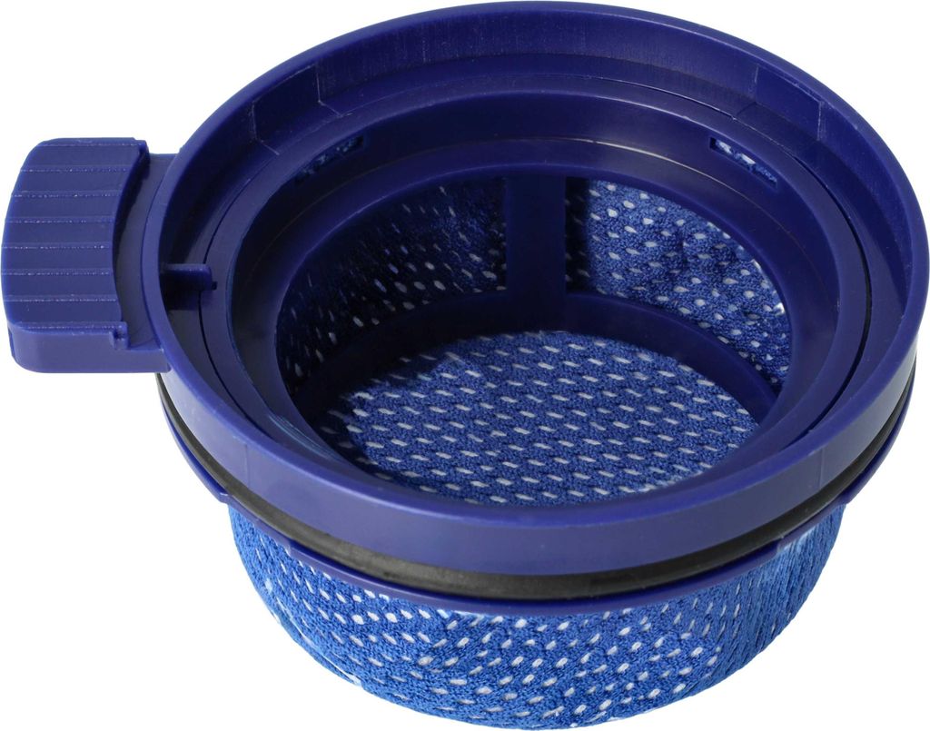 vhbw Staubsaugerfilter kompatibel mit Samsung VS20A956A33, VS20A956AVW, VS20A956A3W, VS20A956A3N, VS20A956A3B Staubsauger - Abluftfilter Blau