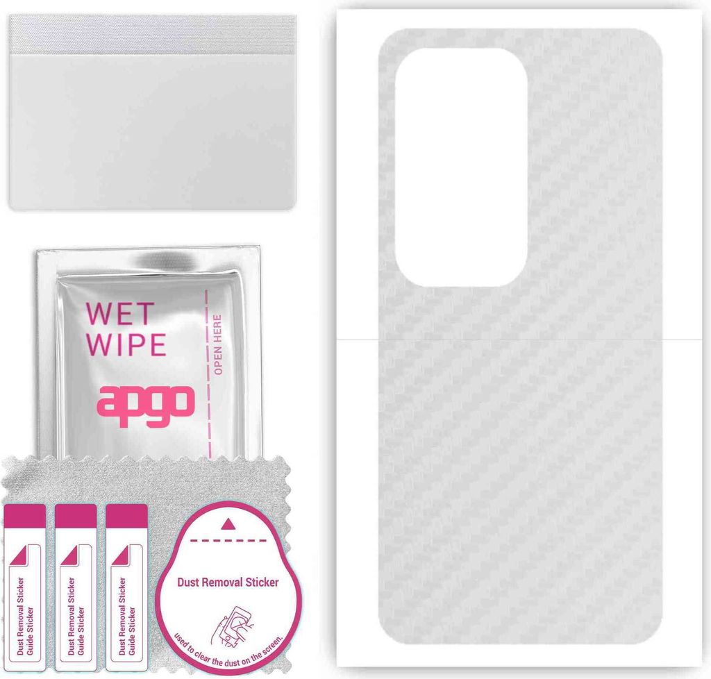 apgo Rückseite Schutzfolie, Skin, kompatibel mit Vivo S17t, Hinten Displayschutzfolie aus Vinylfolie, kratzfest, einfache Montage - Transparenter ...