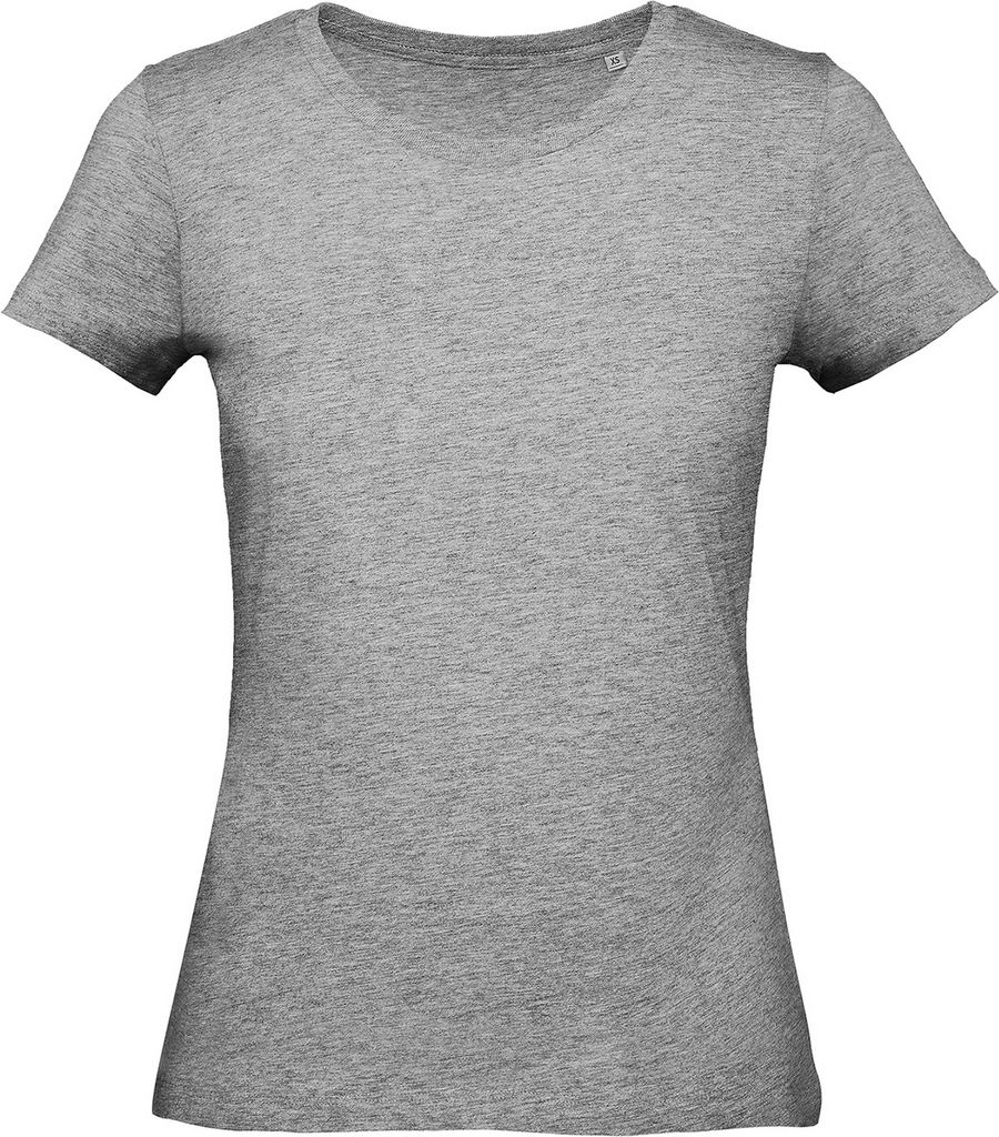 B&C - T-Shirt, aus biologischem Anbau für Damen RW7767 (XS) (Grau)