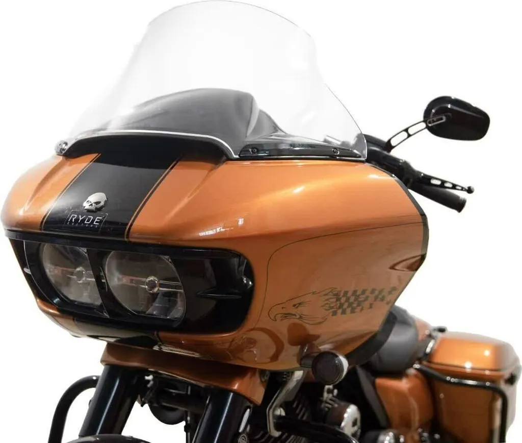 Bulle centrale ISOTTA incolore 350x695mm pour Harley Road Glide