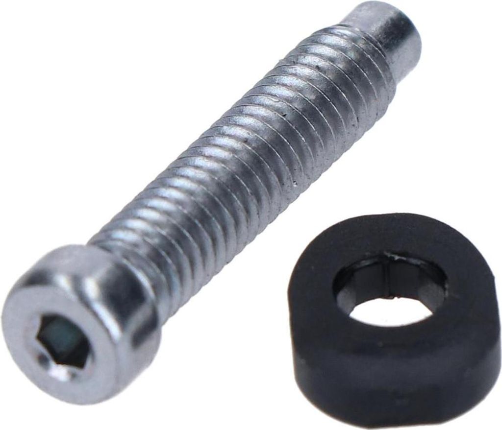 SHIMANO Endeinstellschraube für Spannfeder für RD-M9000 M4 x 17,4 mm inkl. Sc...