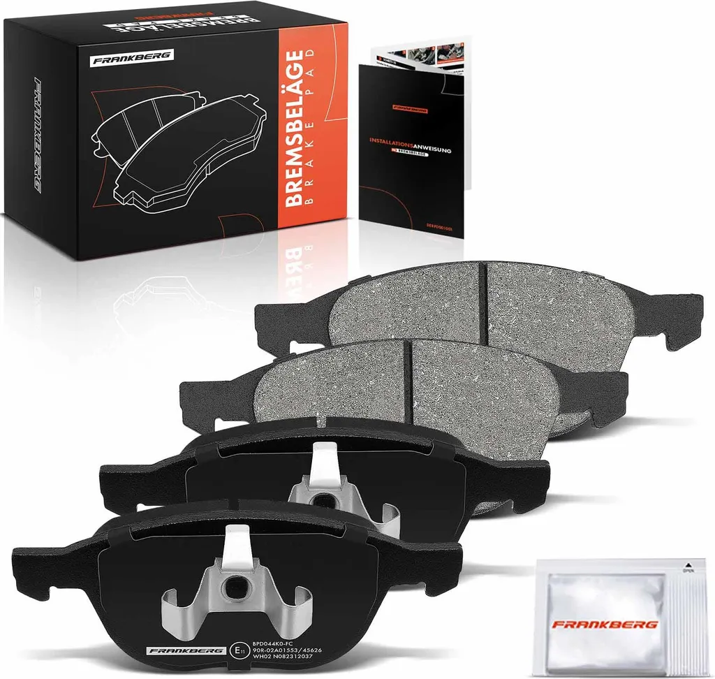 Plaquettes de frein Frankberg pour Mazda 3 et Volvo S40 V50 sans bruit