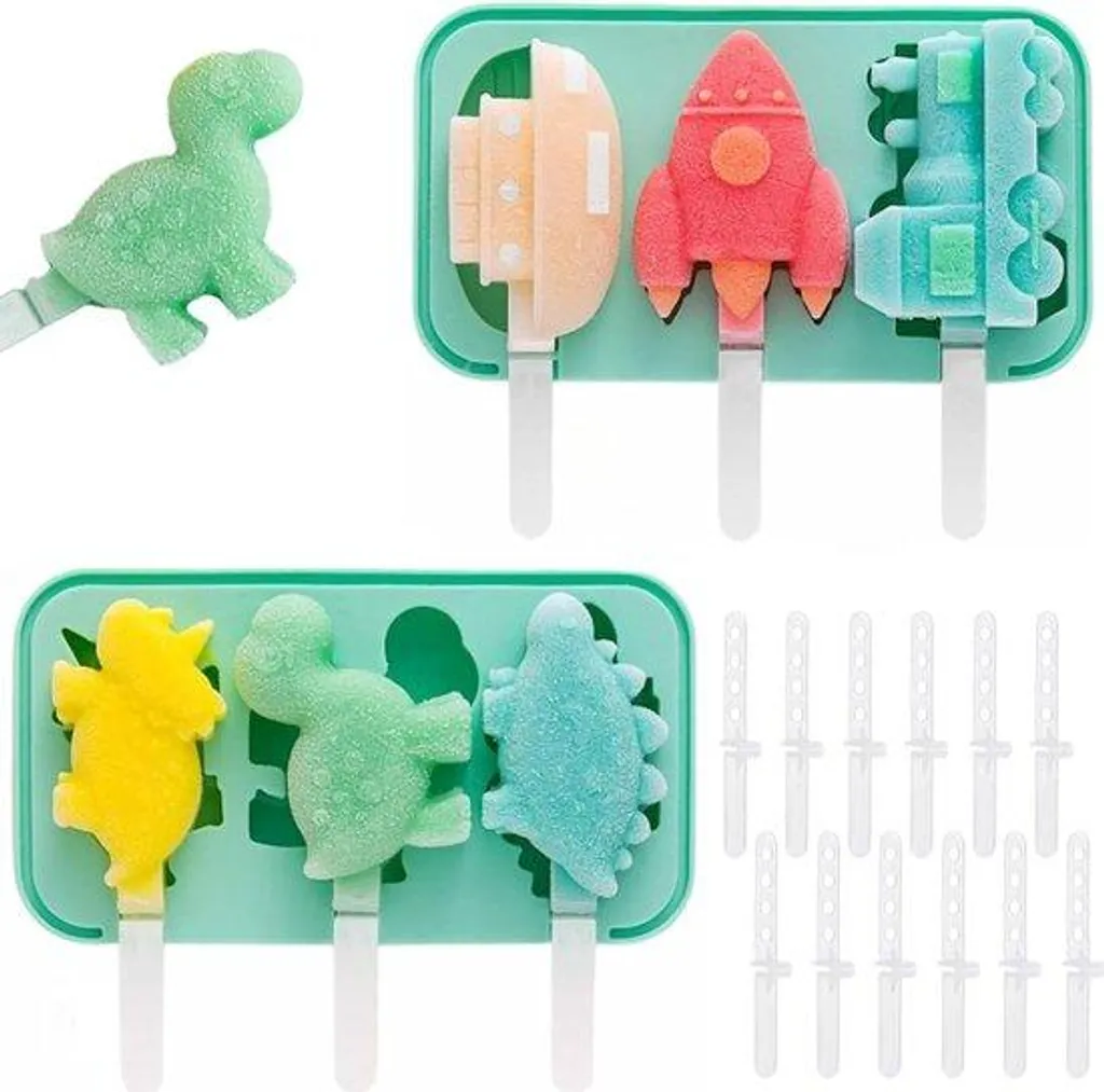 Moule à esquimaux en silicone lavable pour glaces maison saines et bio
