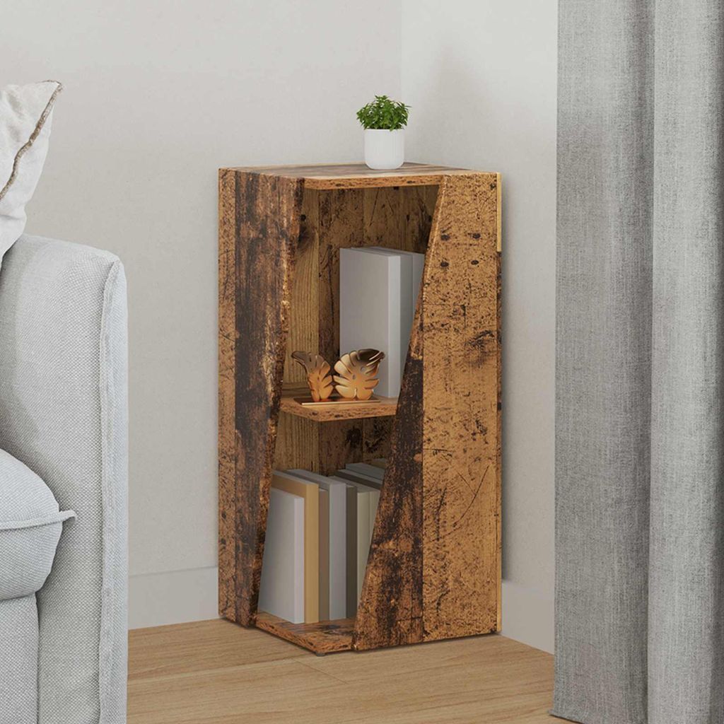Maison Exclusive - Seitenregal Altholz 33 x 32 x 70,5 cm Holzwerkstoff