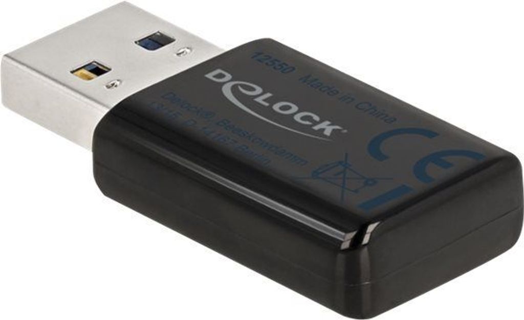 DELOCK USB3.0 Dualband WLAN Micro Stick 867 + 300 Mbps