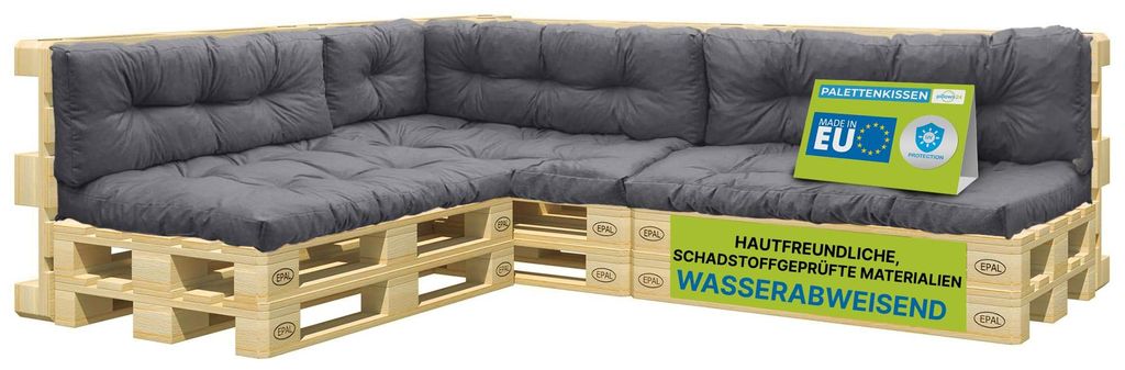 Pillows24 - Palettenkissen wasser- und UV-beständig - 8ER Produktbild 