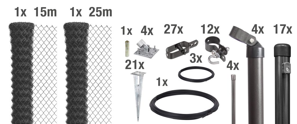 Plotové pletivo Alberts, výška 125 cm, délka 40 m, Obrázek produktu 