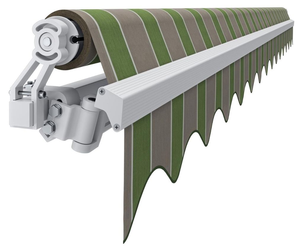 Spettmann BASIS Markise Kurbel 250x200cm weiss Dessin Produktbild 