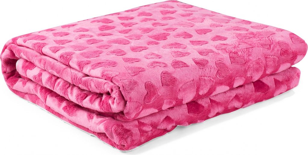Genius eazzzy Kuscheldecke/Bettbezug 100 x 135 cm pink angenehm anschmiegsame Kuscheldeckke; A19327