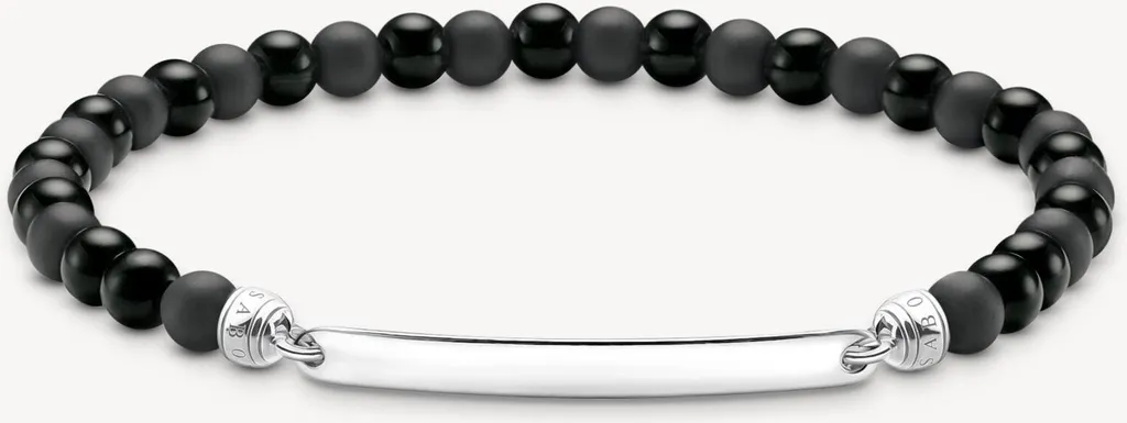 Bracelet Argent Homme pour un Look Rock Chic Rebel Basics Thomas Sabo 17cm